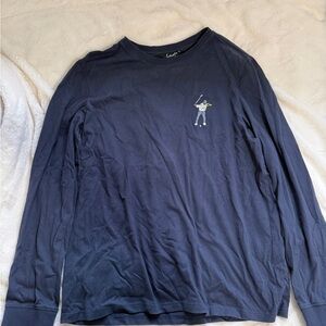 Men's Eastside Golf Navy Long Sleeve Shirt